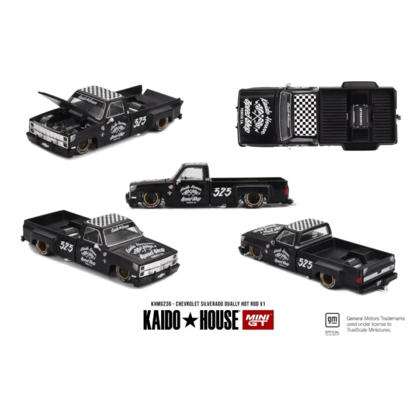 Mini Gt Kaido House 236 Chevrolet Silverado Dually Hot Rod V1 1 64 Die Cast Scale Model 1800x1800